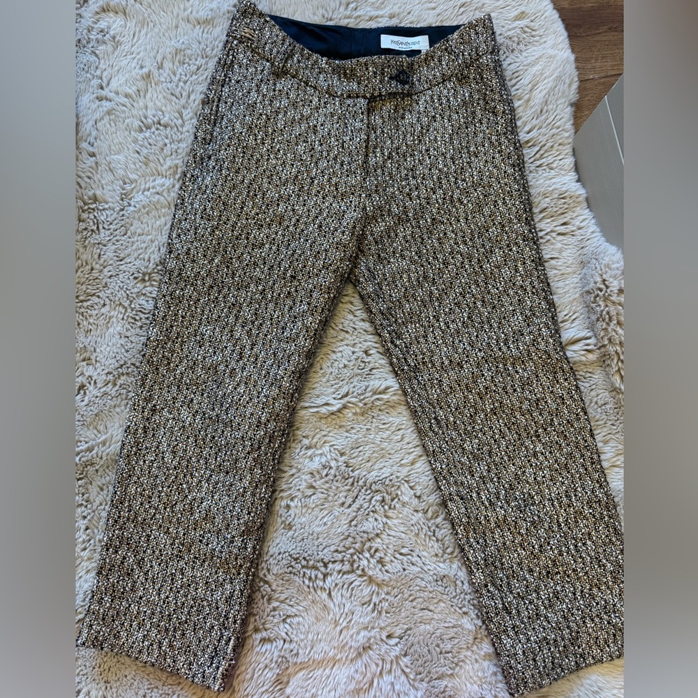 Yves Saint Laurent Vintage Pants - Black and Gold